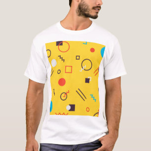 Camiseta Guay, Memphis geométrica única, de moda, urbana