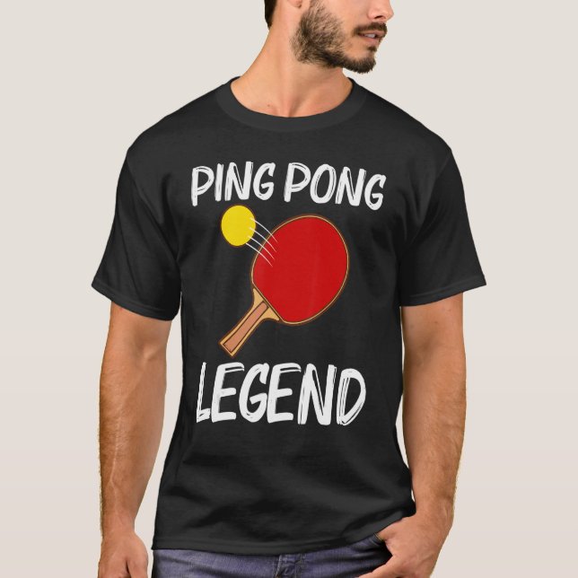 Camiseta Guay Mesa Tenis Art Para Hombres Mujeres Ping Pong (Anverso)