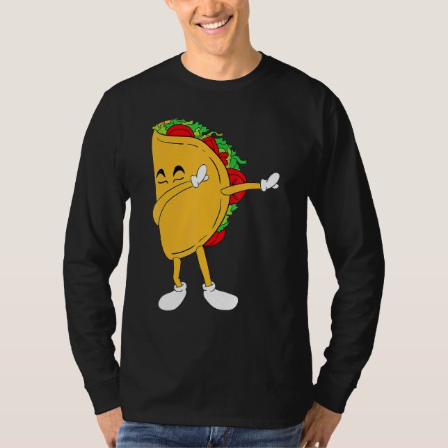 Camiseta Guay México Dabbing Taco Funny Food mexicano (Anverso)