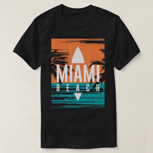 Camiseta Guay Miami Beach me encanta Miami Florida (Diseño del anverso)