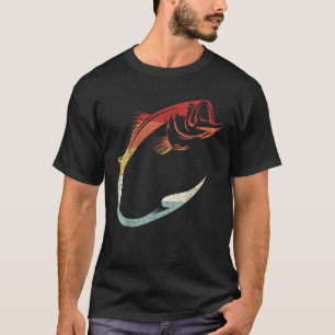 Camiseta Guay Minimal Fish Hook Art para entusiastas de la