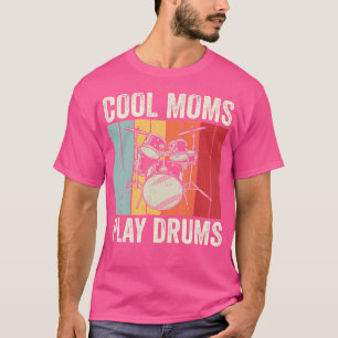 Camiseta Guay Moms Play Drums Vintage Drummer Retro Drum Pl