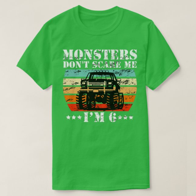 Camiseta Guay Monster Truck Birthday Party 6 2 (Diseño del anverso)