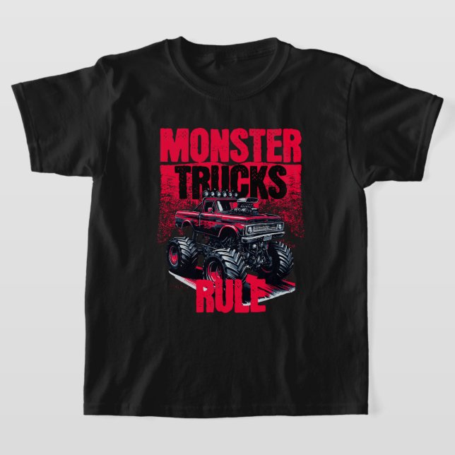 Camiseta Guay Monster Truck negro y rojo (Distribución)