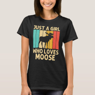 Camiseta Guay Moose For Chicas Kid Moose Alaska Moose Elk H