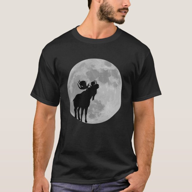 Camiseta Guay Moose Moon Howling Moose (Anverso)