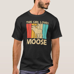 Camiseta Guay Moose Para Chicas Niños Moose Deer Bull Elk