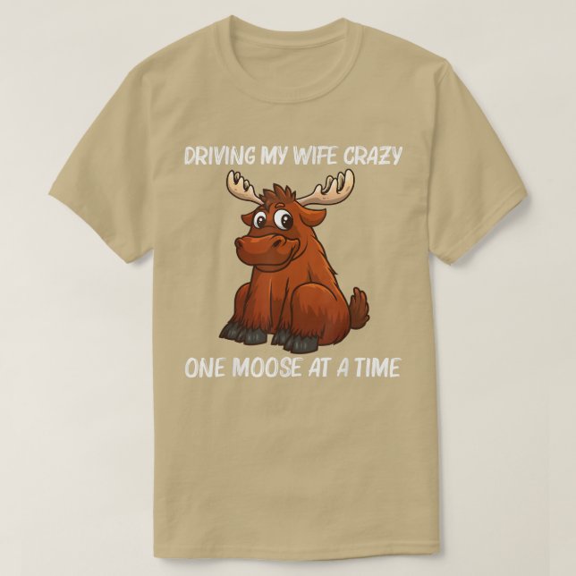 Camiseta Guay Moose Para Hombres Dad Deer Alaska Moose Aman (Diseño del anverso)