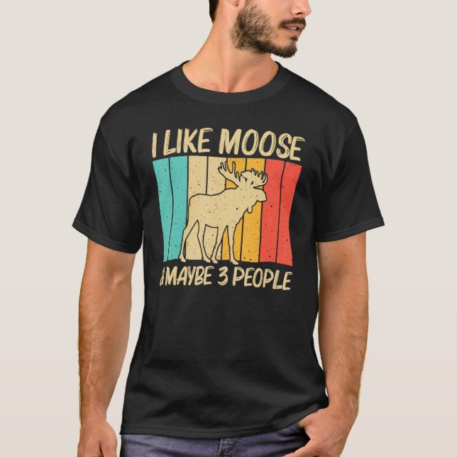 Camiseta Guay Moose Para Hombres Mujeres De Alce De Toro (Anverso)