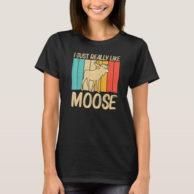 Camiseta Guay Moose Para Hombres Mujeres De Alce De Toro (Anverso)