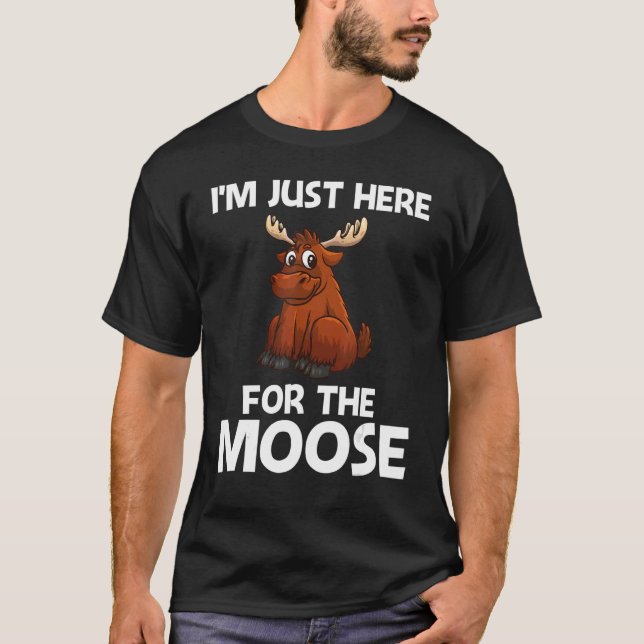 Camiseta Guay Moose Para Hombres Mujeres Deer Alaska Moose  (Anverso)