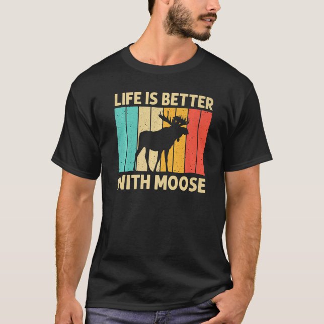 Camiseta Guay Moose Para Hombres Mujeres Moose Alaska Moose (Anverso)