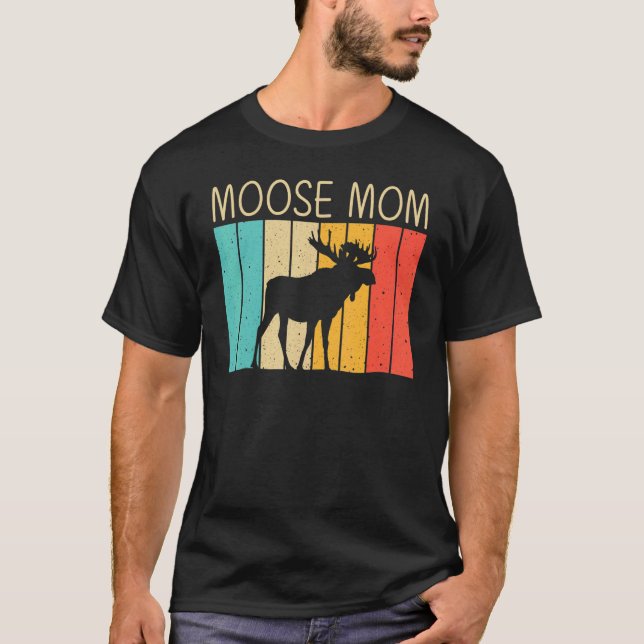 Camiseta Guay Moose Para Mamá Mama Moose Alaska Moose Elk H (Anverso)