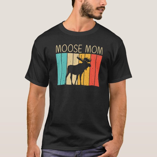 Camiseta Guay Moose Para Mamá Mama Moose Alaska Moose Elk H (Anverso)