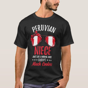 Camiseta Guay: Niña peruana gafas de sol