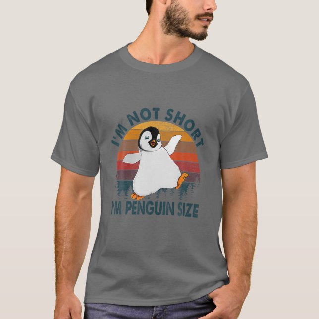 Camiseta Guay No soy corto, soy pingüino | Animales diverti (Anverso)