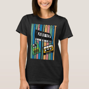 Camiseta Guay Nunca Olvide El Vídeo De Diskette De T I VHS