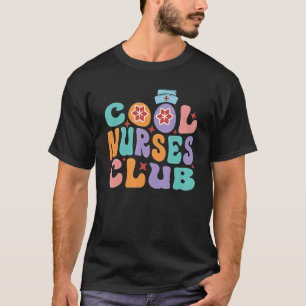 Camiseta Guay Nurses Club Future Nurs Life Groovy Retro