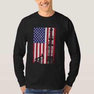 Camiseta Guay Oil Field Art Para Hombres Mujeres Perforació