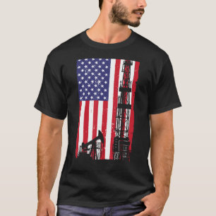 Camiseta Guay Oil Field Art Para Hombres Mujeres Perforació