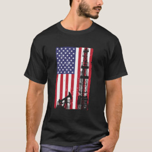 Camiseta Guay Oil Field Art Para Hombres Mujeres Perforació