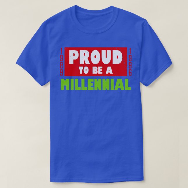 Camiseta Guay Orgulloso Regalo De Lema De Gen Y Para Millen (Diseño del anverso)