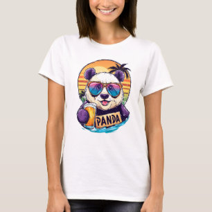 Camiseta Guay Panda: Vibes de verano y cerveza retro