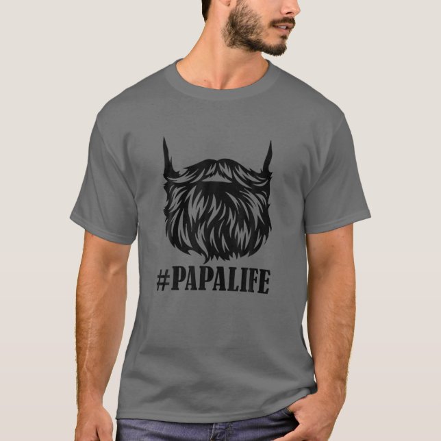 Camiseta Guay Papa Beard Life For Father Day (Anverso)