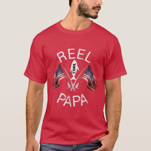 Camiseta Guay Papa Papa Papa, un extraño Chiste pescador