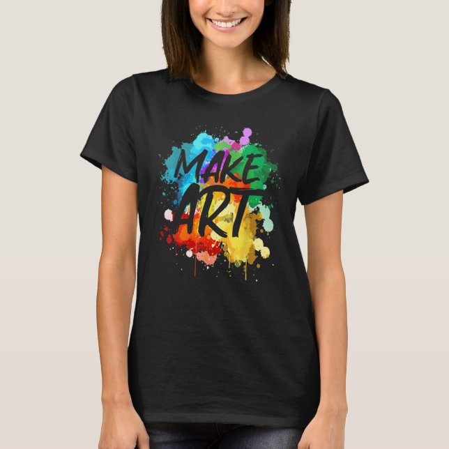 Camiseta Guay Para Hombres Artistas Maestras Pintoras Artis (Anverso)