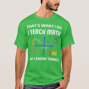 Camiseta Guay para profesores de matemáticas eso es lo que