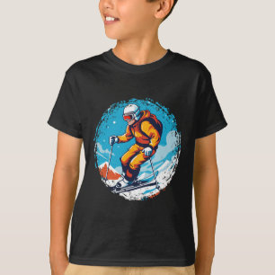 Camiseta Guay Para Snowboard Y Amante Del Esquí En El Moun