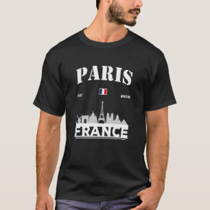Camiseta Guay Paris Francia City Skyline French Travel Souv