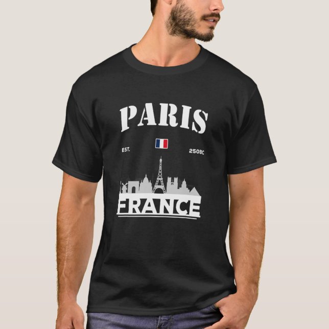 Camiseta Guay Paris Francia City Skyline French Travel Souv (Anverso)