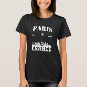 Camiseta Guay Paris Francia City Skyline French Travel Souv