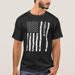 Camiseta Guay Parkour Things Students Accessories Usa Flag