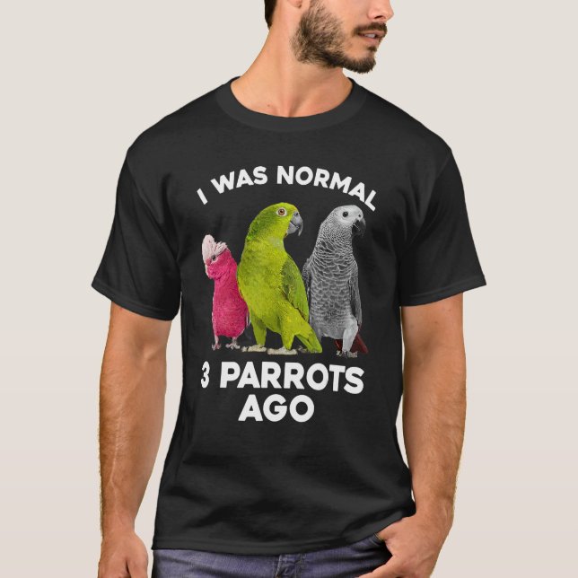 Camiseta Guay Parrot Art Para Hombres Mujeres Cockatoo Cock (Anverso)