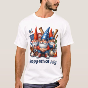 Camiseta Guay Patriotic gnomes Baseball 4 de julio