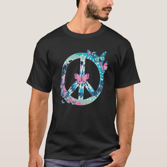 Camiseta Guay Peace Hand Tie Dye Appartal Tie Dye Hombres M (Anverso)