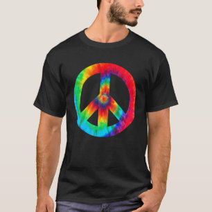 Camiseta Guay Peace Sign Tie Dye Para Niños Y Chicas