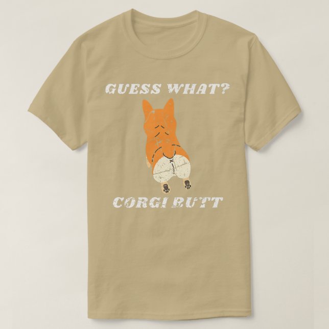 Camiseta Guay Pembroke Welsh Corgis Adivina Qué Corgi (Diseño del anverso)
