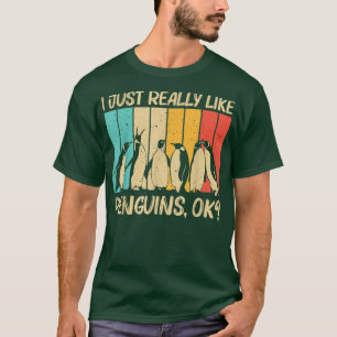 Camiseta Guay Penguin Design Para Hombres Emperador Pingüin