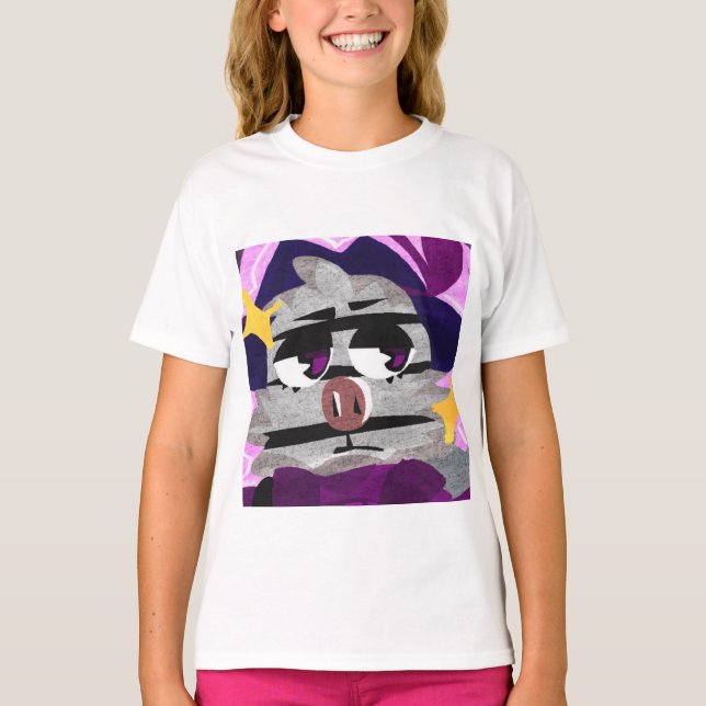 Camiseta Guay Personalizado Pig Character Art (Anverso)