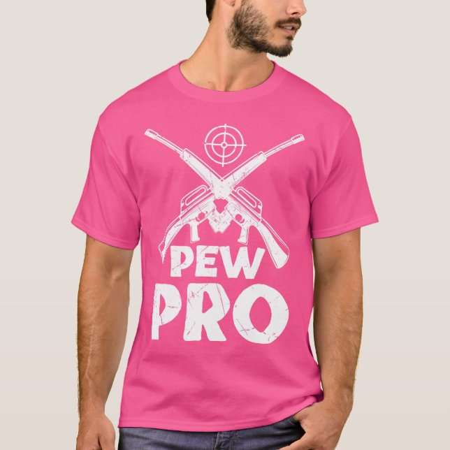 Camiseta Guay Pew Pro Clay Pigeons Rifles Gun Lover Veteran (Anverso)