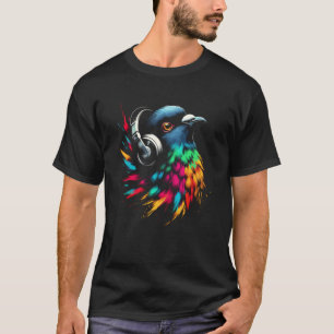Camiseta Guay Pigeon Art para Navidades de amantes de la mú