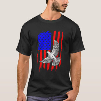 Camiseta Guay Pigeon Design Hombres Mujeres Patrióticas Cer