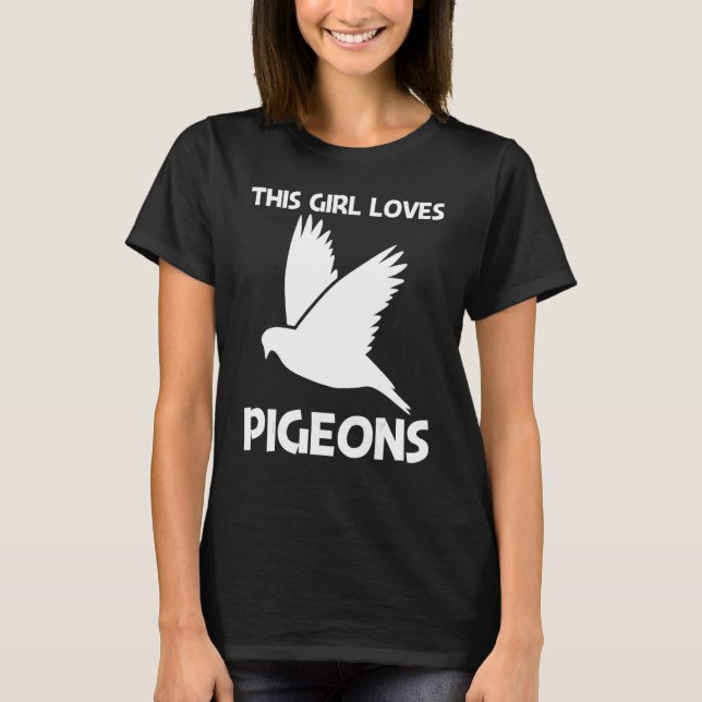 Camiseta Guay Pigeon Para Chicas Niños Rock Dove Bird Masco (Anverso)