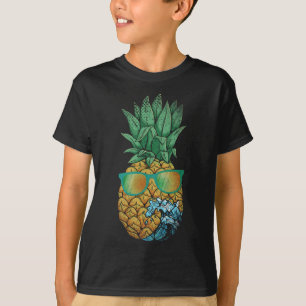 Camiseta Guay Piña Fruta exótica Gafas de sol Onda tropical
