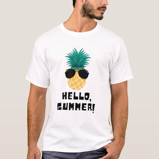 Camiseta Guay Pineapple Hello Summer Art (Anverso)