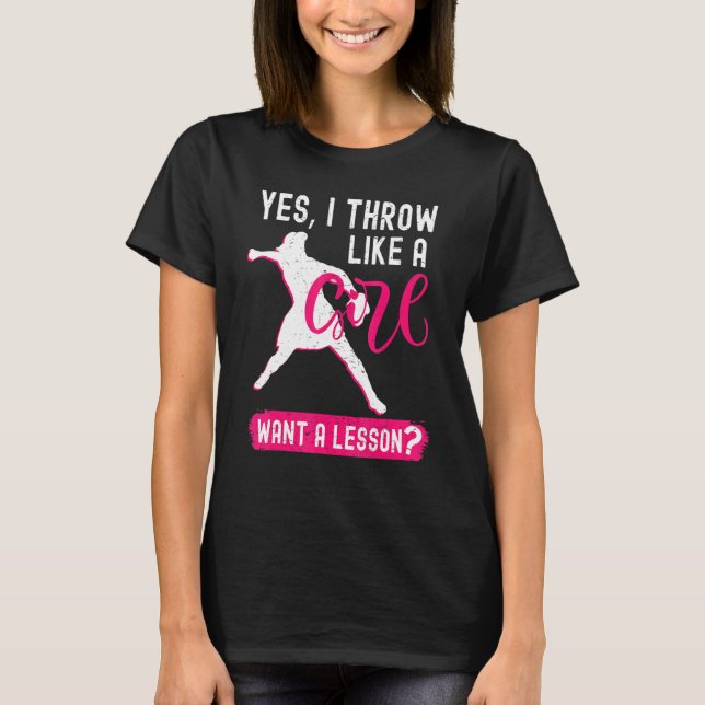 Camiseta Guay Pitchers Softball Para Jugadores Chicas (Anverso)